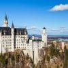 Neuschwanstein Castle from the Marienbrucke, Bavaria, Germany.