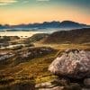 Sunrise over Upper Loch Torridon from Applecross, Wester Ross, Scotland.