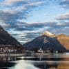 Walchensee and the Jochberg, Bavaria, Germany.